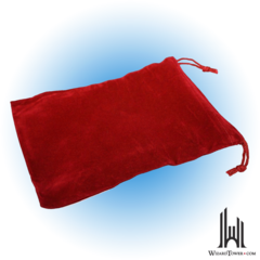 Dice Bag Cloth 4 X 5 Red